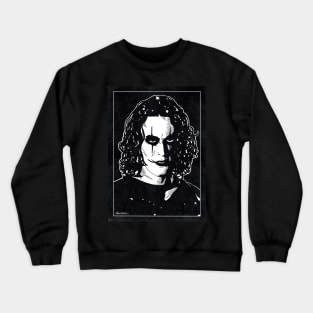 ERIC DRAVEN - The Crow (Black and White) Crewneck Sweatshirt